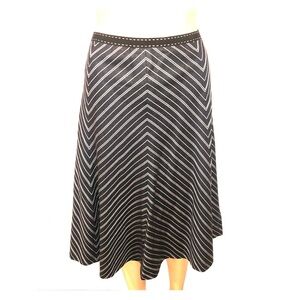Loro Piana A-Line Skirt Womens 100% Silk euro 48